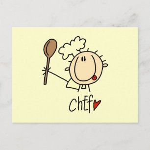Carte Postale Cuisinier masculin