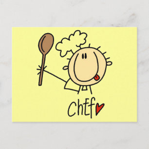 Carte Postale Cuisinier masculin