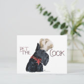 Carte Postale Cuisinier Terrier Écossais (Debout devant)