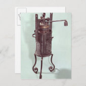 Carte Postale Cuisson à pression inventée par Denis Papin 1679 (Devant / Derrière)