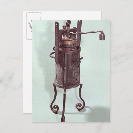 Carte Postale Cuisson à pression inventée par Denis Papin 1679 (Devant / Derrière)