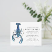 Carte Postale Cuisson du homard bleu océan (Debout devant)