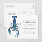 Carte Postale Cuisson du homard bleu océan (Devant / Derrière)