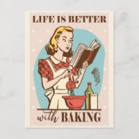 Cuite Rétro Vintage femme de cuisson