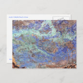 Carte Postale Cuivre bleu (Devant / Derrière)