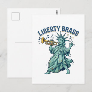 Carte Postale Cuivre de la Liberté