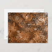 Carte postale "cuivre" moulé (Devant / Derrière)