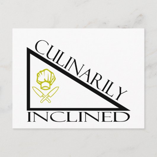 Carte Postale Culinairement incliné (Devant)