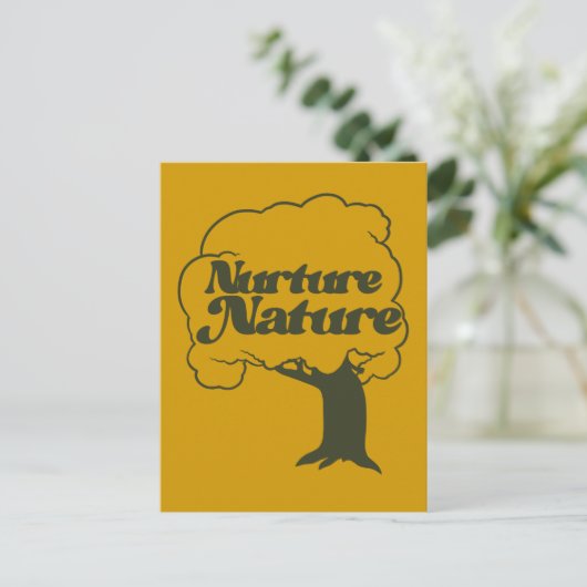 Carte Postale Culotte Nature Retro Arbre Hugger (Debout devant)
