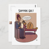 Carte Postale Culpabilité du survivant (Devant / Derrière)