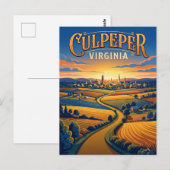 Carte Postale Culpeper États-Unis (Devant / Derrière)