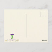 Carte Postale Culte Art Purple Blue Star 7 oct 17 HC (Dos)