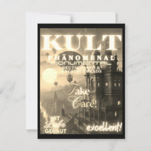 CARTE POSTALE CULTE PHÉNOMENAL MONUMENTAL