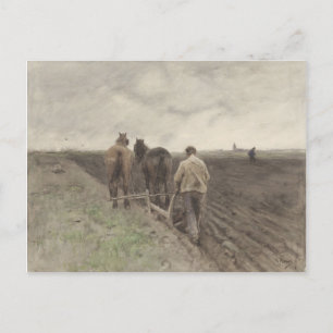 Carte Postale Cultivateur, Anton Mauve