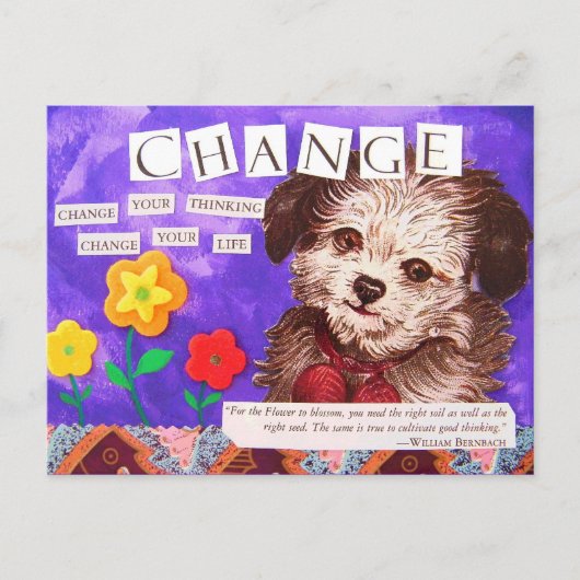 Carte Postale Cultivation de la pensée - Vintage (Devant)