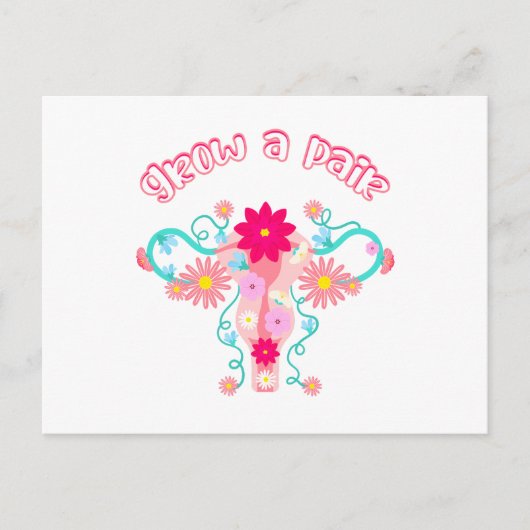 Carte Postale Cultiver une paire - Les droits des femmes féminis (Devant)