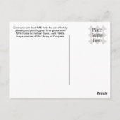 Carte Postale Cultivez un jardin de ferme (Dos)