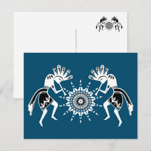 Carte Postale Culture des Amérindiens - Danse du Soleil Kokopell