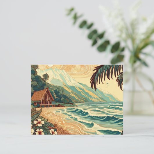 Carte postale Culture insulaire 06 (Debout devant)