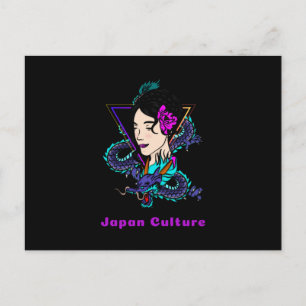 Carte Postale Culture japonaise - Geisha
