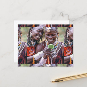 Carte Postale Culture Masaï – L'esprit du Kenya