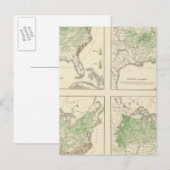 Carte Postale Cultures, statistique US Lithographe (Devant / Derrière)