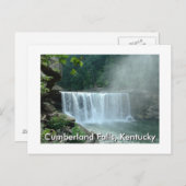 Carte Postale Cumberland Falls, Kentucky (Devant / Derrière)