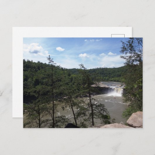 Carte Postale Cumberland Falls, Kentucky (Devant / Derrière)
