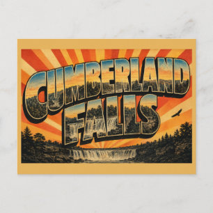 Carte Postale Cumberland Falls Kentucky Cascade Forestière Gorge