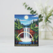 Carte Postale Cumberland Falls Kentucky Nuit (Debout devant)
