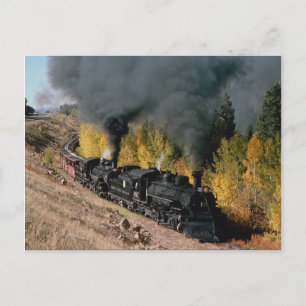 Carte Postale Cumbres et Toltec Railroad, no 487 et no 484m,