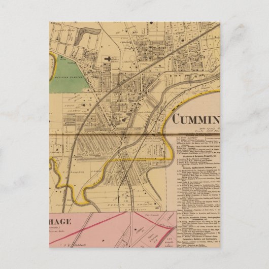 Carte Postale Cumminsville, Ohio (Devant)