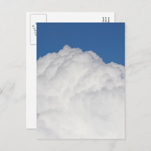 Carte Postale Cumulus Cloud (Devant / Derrière)