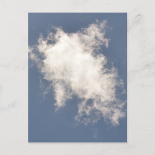 Carte Postale Cumulus Cloud flottant dans un ciel bleu vif. (Devant)