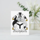 Carte Postale Cunningham Family Crest (Debout devant)