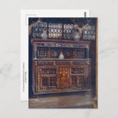 Carte Postale Cupboard en chêne sculpté et incrusté, Edwin Foley (Devant / Derrière)