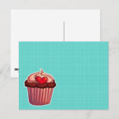 Carte Postale Cupcake (Devant / Derrière)
