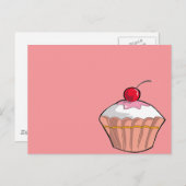 Carte Postale cupcake (Devant / Derrière)