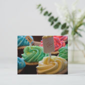 Carte postale Cupcake (Debout devant)
