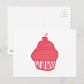 Carte Postale Cupcake (Devant / Derrière)