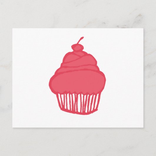 Carte Postale Cupcake (Devant)