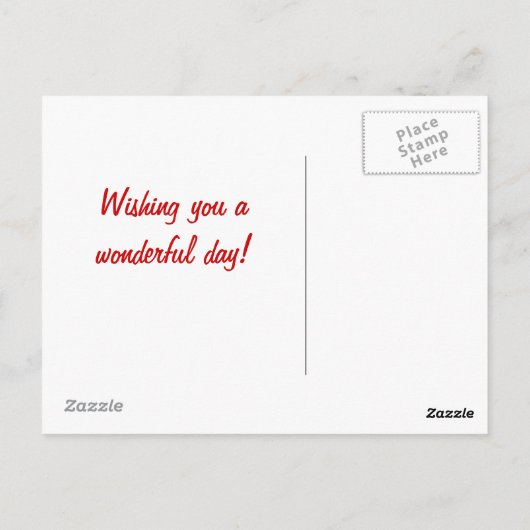 Carte postale Cupcake (Dos)