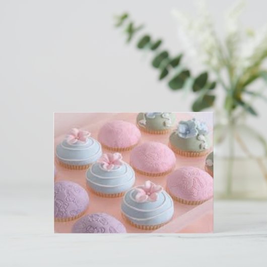 Carte postale Cupcake (Debout devant)