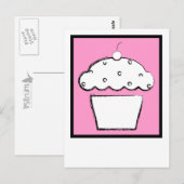 Carte Postale cupcake (Devant / Derrière)