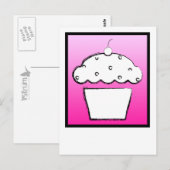 Carte Postale cupcake (Devant / Derrière)