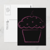 Carte Postale cupcake (Devant / Derrière)