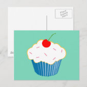 Carte Postale Cupcake (Devant / Derrière)