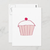 Carte Postale Cupcake (Devant / Derrière)