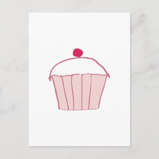 Carte Postale Cupcake (Devant)