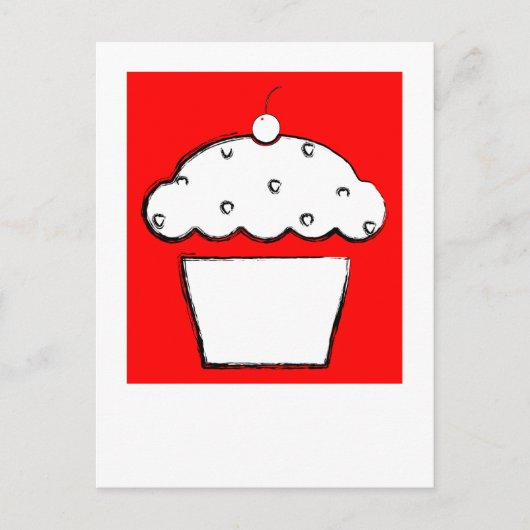 Carte Postale cupcake (Devant)